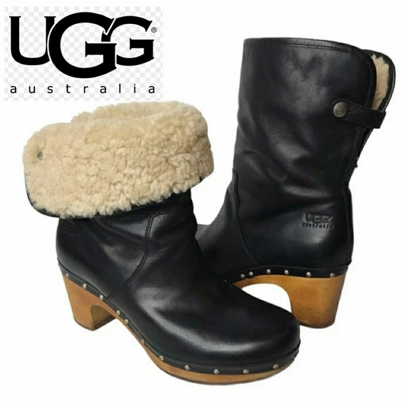UGG Shoes - 🆕️ NEW UGG Lynnea Leather Studded Boots👢Sz 5